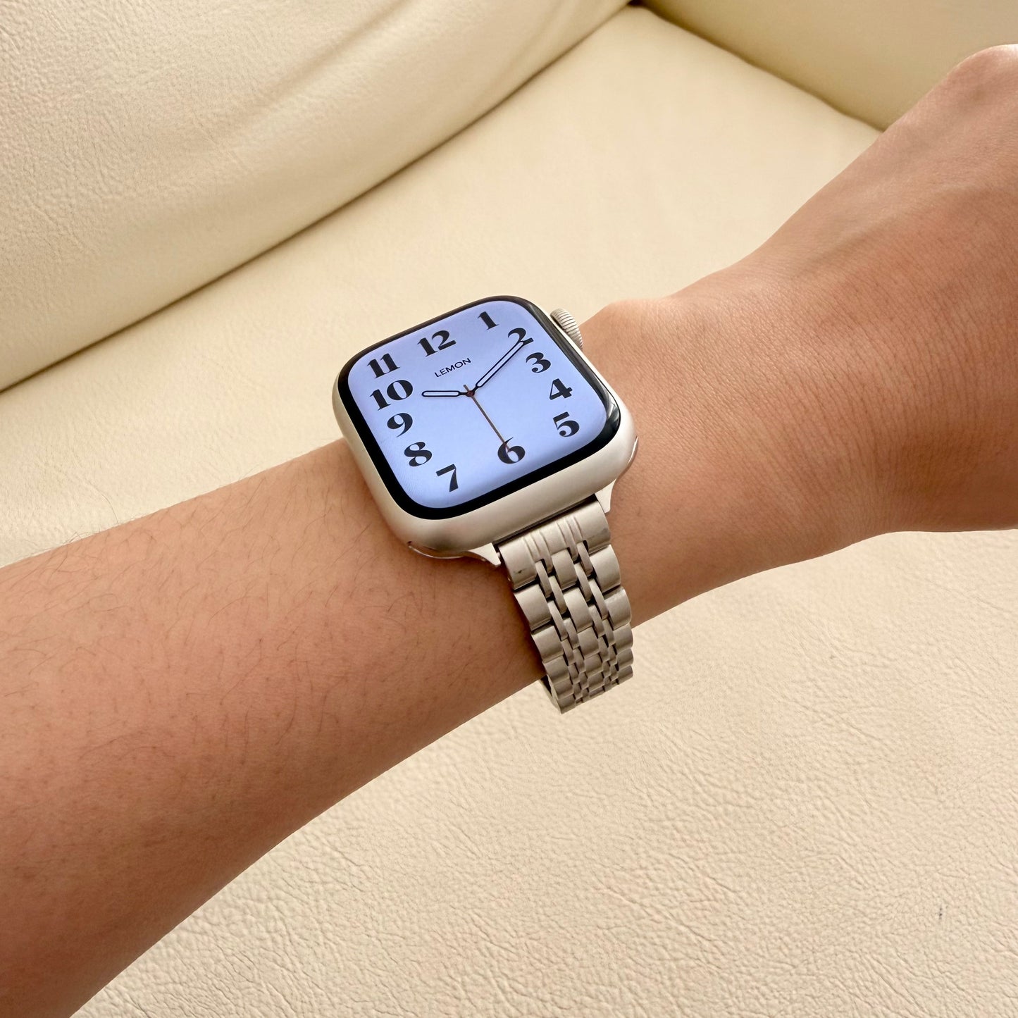 (St-Steel) レモン インスピレーション Apple Watch ストラップ - Starlight