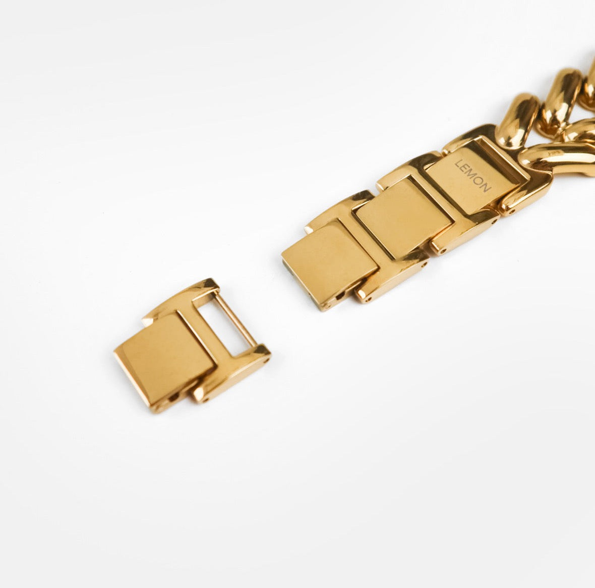 (St-Steel) ソワレ Apple Watch ブレスレット - 18k ゴールドプレート