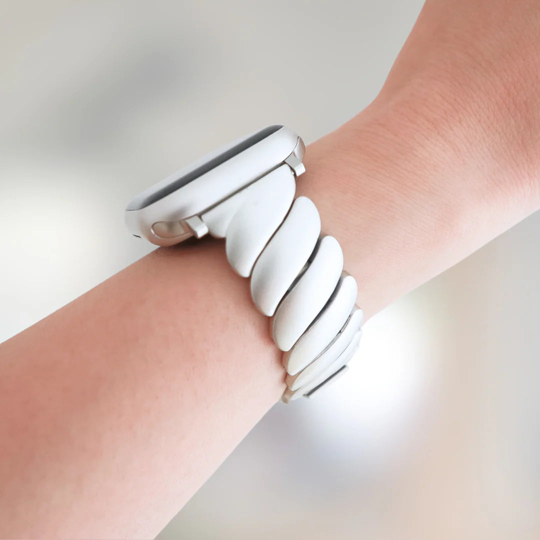 (St-Steel) Twist Glam Apple Watch Bracelet - Starlight