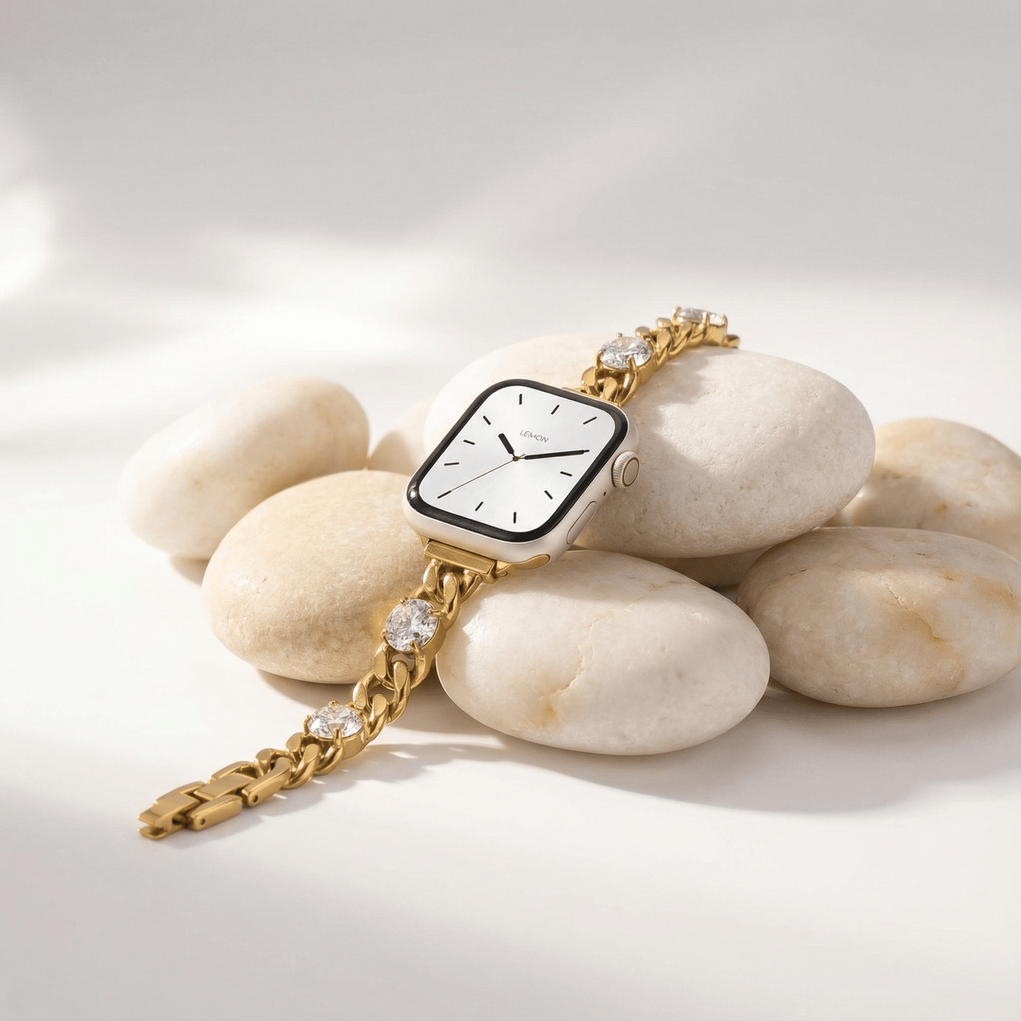 (St-Steel) Blossom Apple Watch Bracelet - Gold