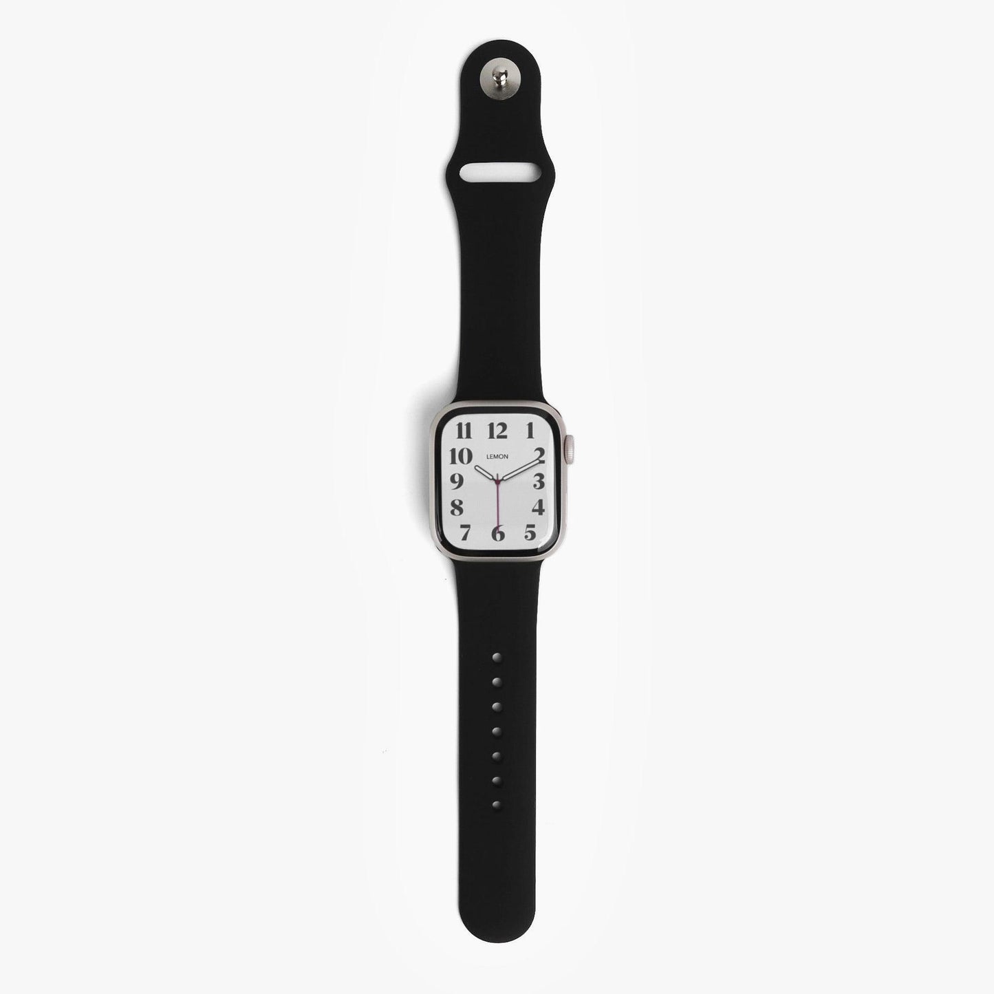 Classic Rubber Apple Watch Band - Black