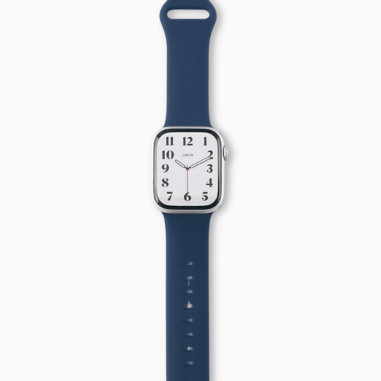 Classic Rubber Apple Watch Band - Midnight Blue