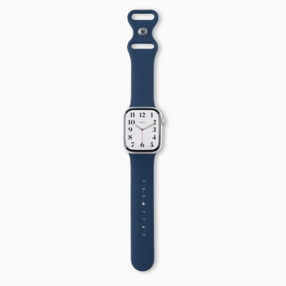 Classic Rubber Apple Watch Band - Midnight Blue