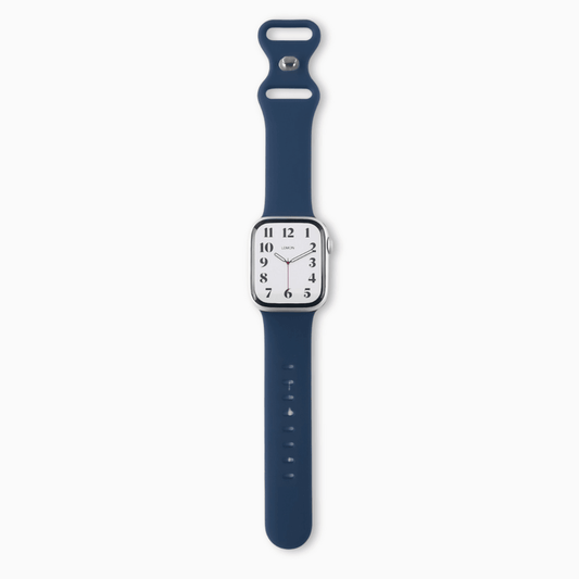 Classic Rubber Apple Watch Band - Midnight Blue