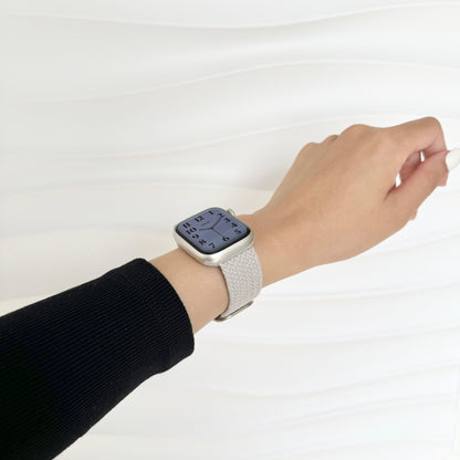 Cloud Nylon Apple Watch Band - Light Grey