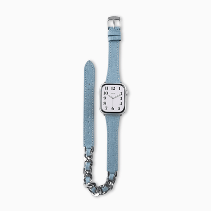 Demin Timeless Apple Watch Band - Light Blue