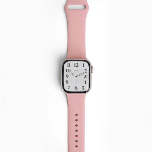 Classic Rubber Apple Watch Band - Pink
