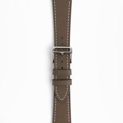 Florence Textured Leather Apple Watch Band - Olive