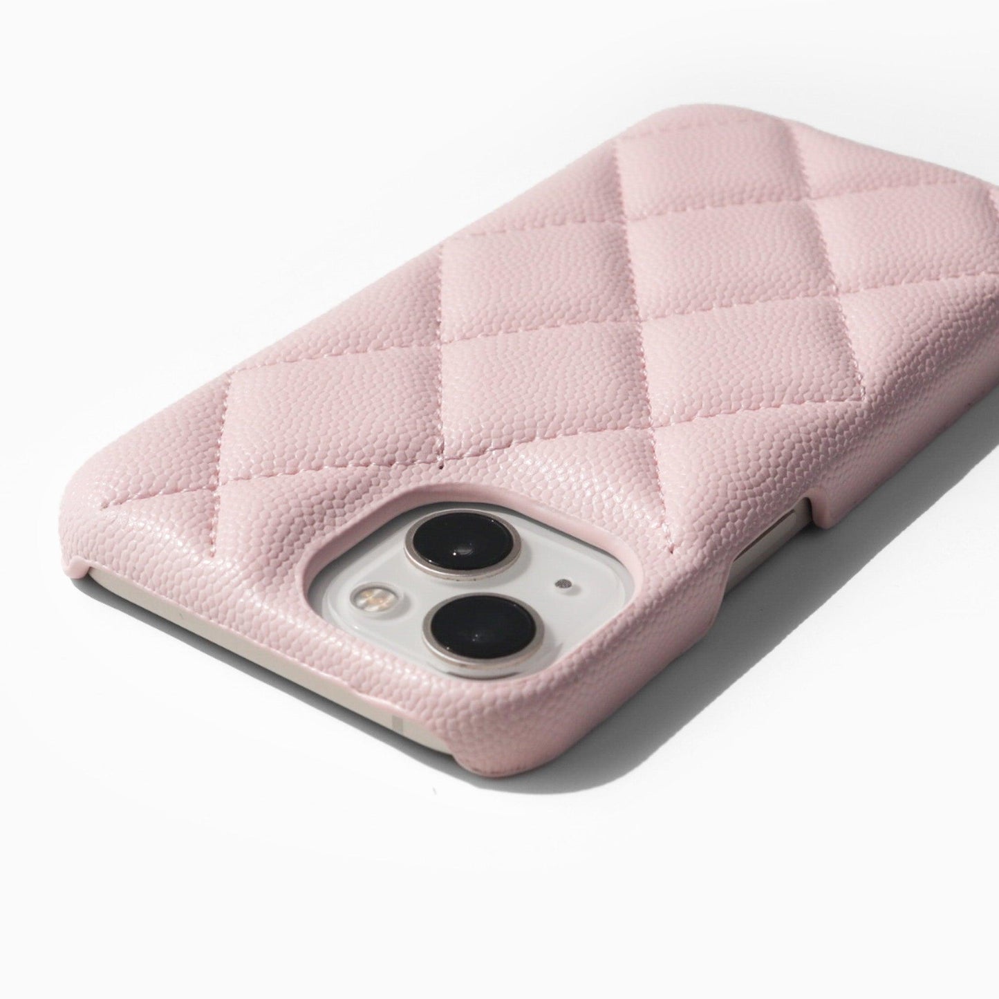 iPhone Quilt Case - Baby Pink