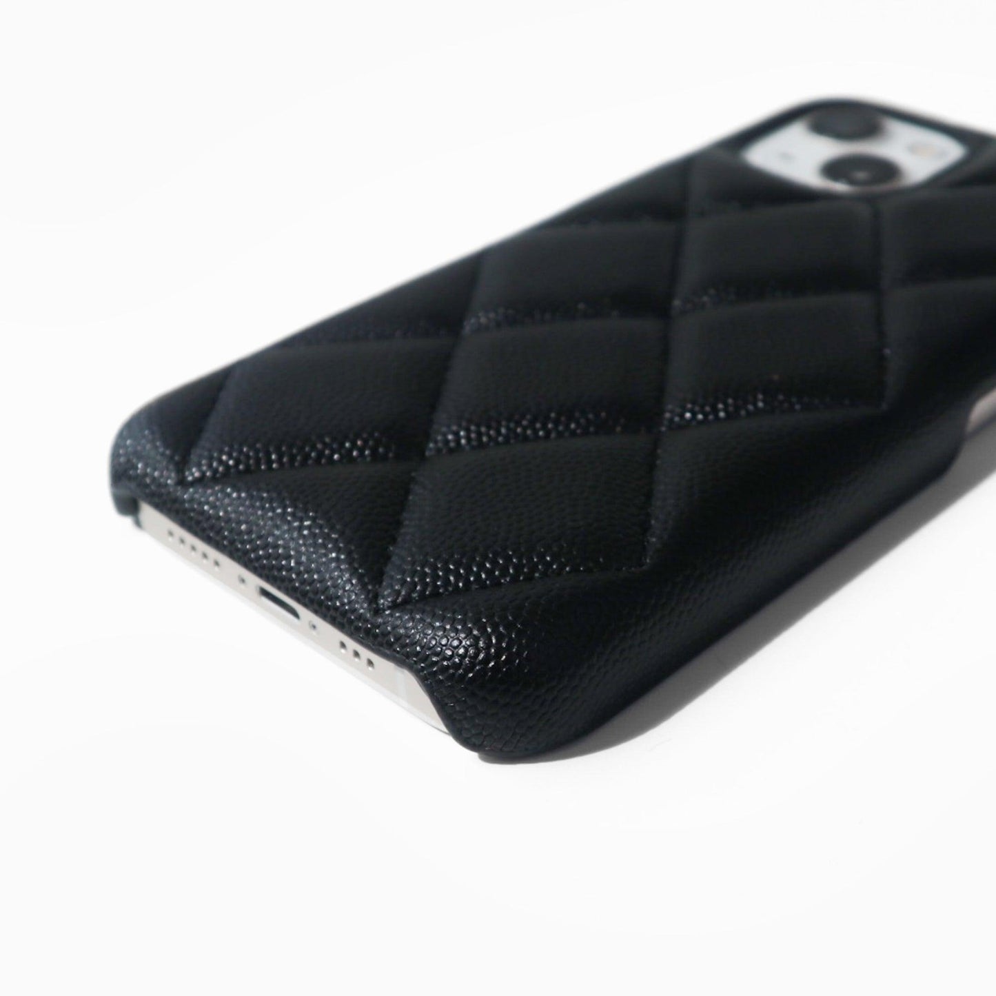 iPhone Quilt Case - Gloss Black