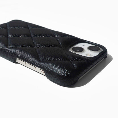 iPhone Quilt Case - Gloss Black