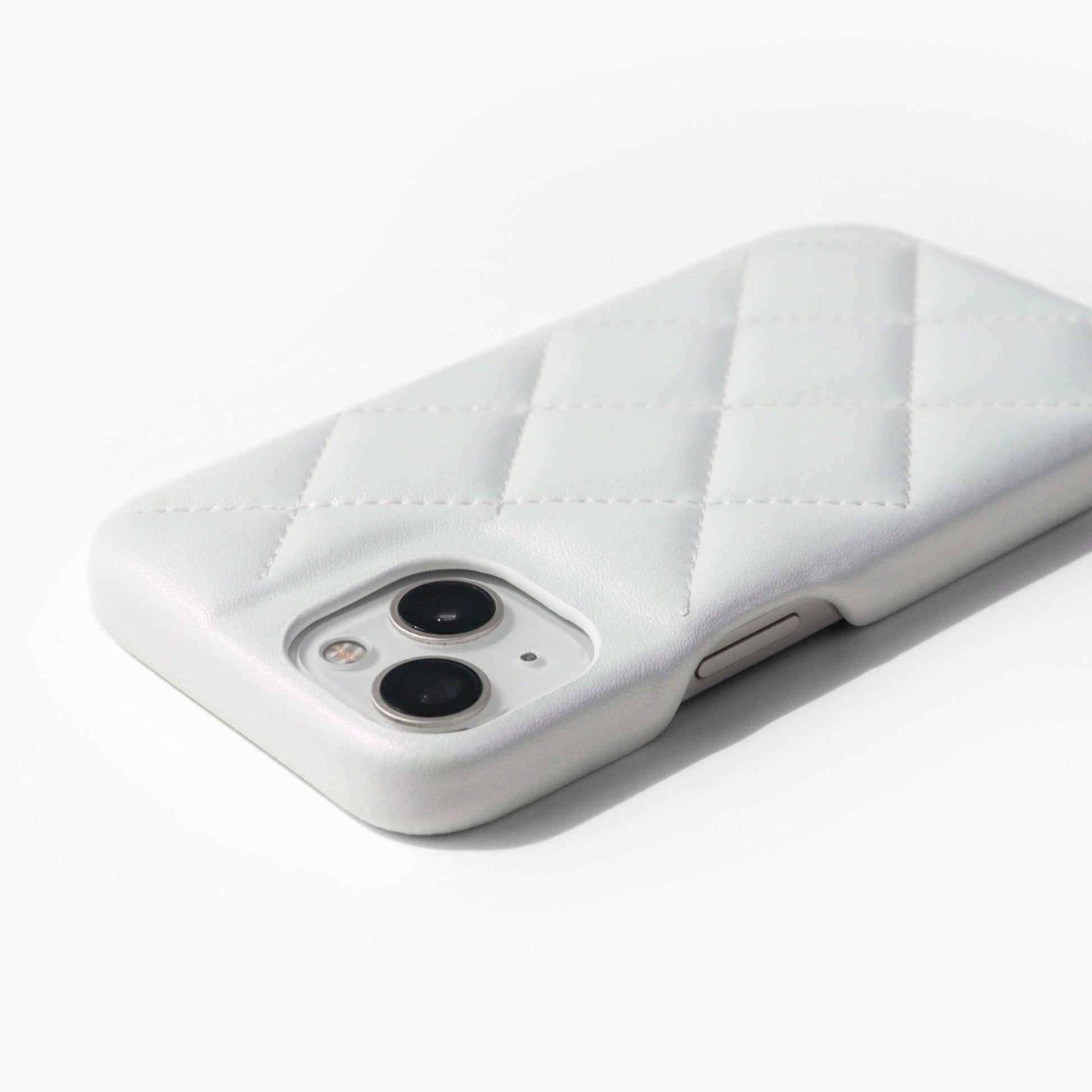iPhone Quilt Case - Gloss White