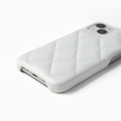 iPhone Quilt Case - Gloss White