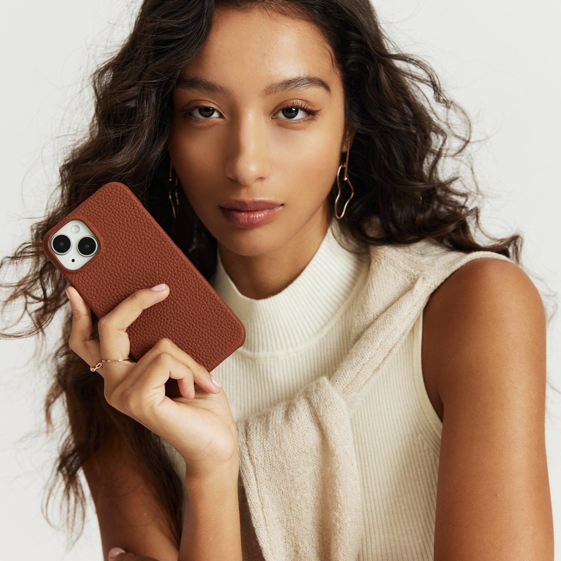 iPhone Thin Case - Wood Brown