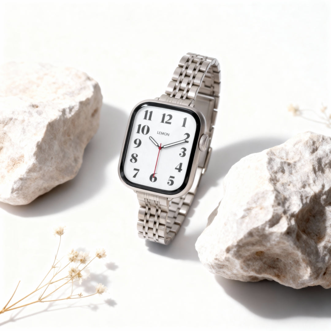 (St-Steel) レモン インスピレーション Apple Watch ストラップ - Starlight