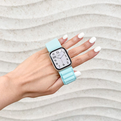 Mountain Nylon Apple Watch Band - Bikini Blue