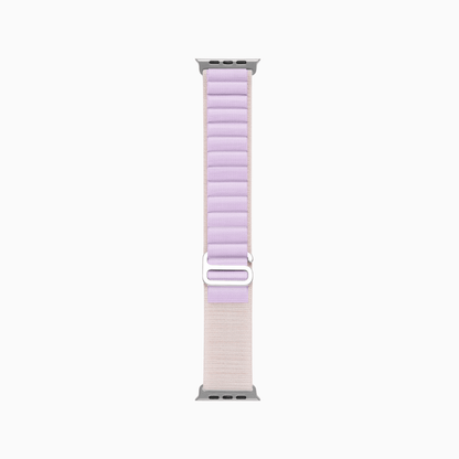 Mountain Nylon Apple Watch Band - Starlight & Lavender