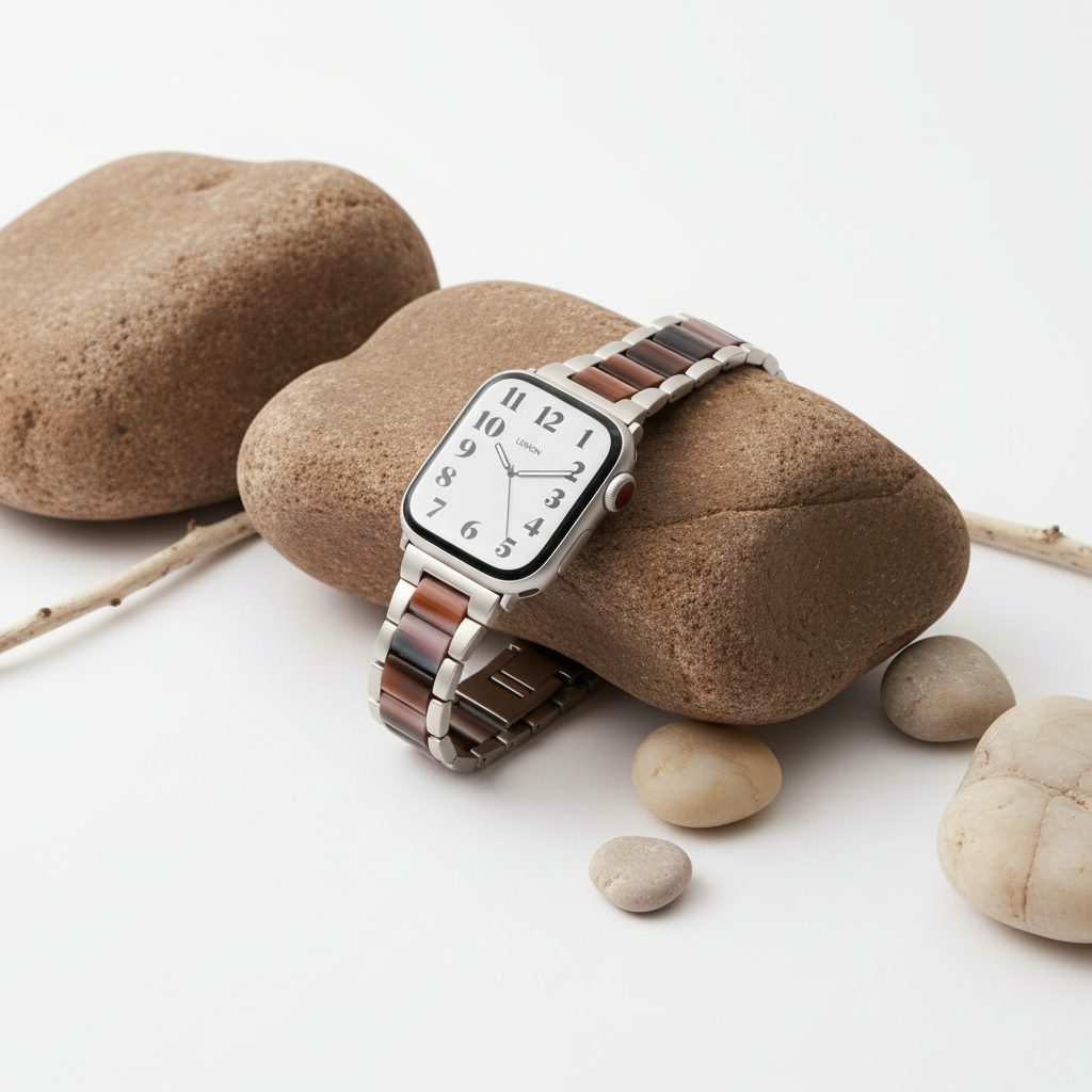 ナチュラル Apple Watch ストラップ - アーストーン