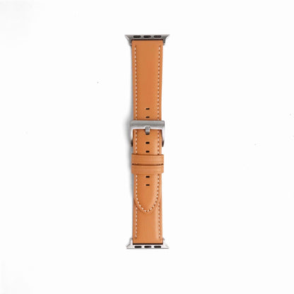 Oxford Leather Apple Watch Band - Light Brown