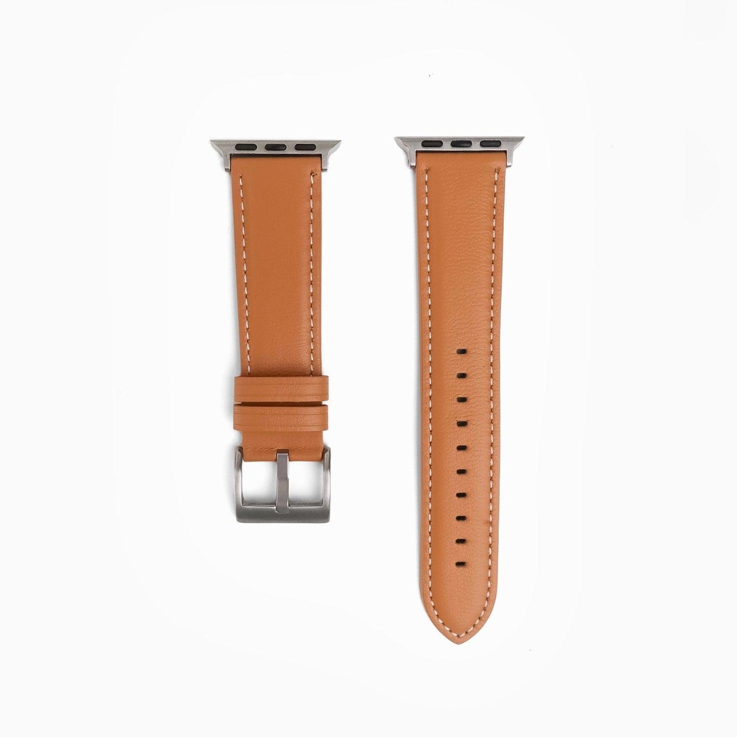 Oxford Leather Apple Watch Band - Light Brown