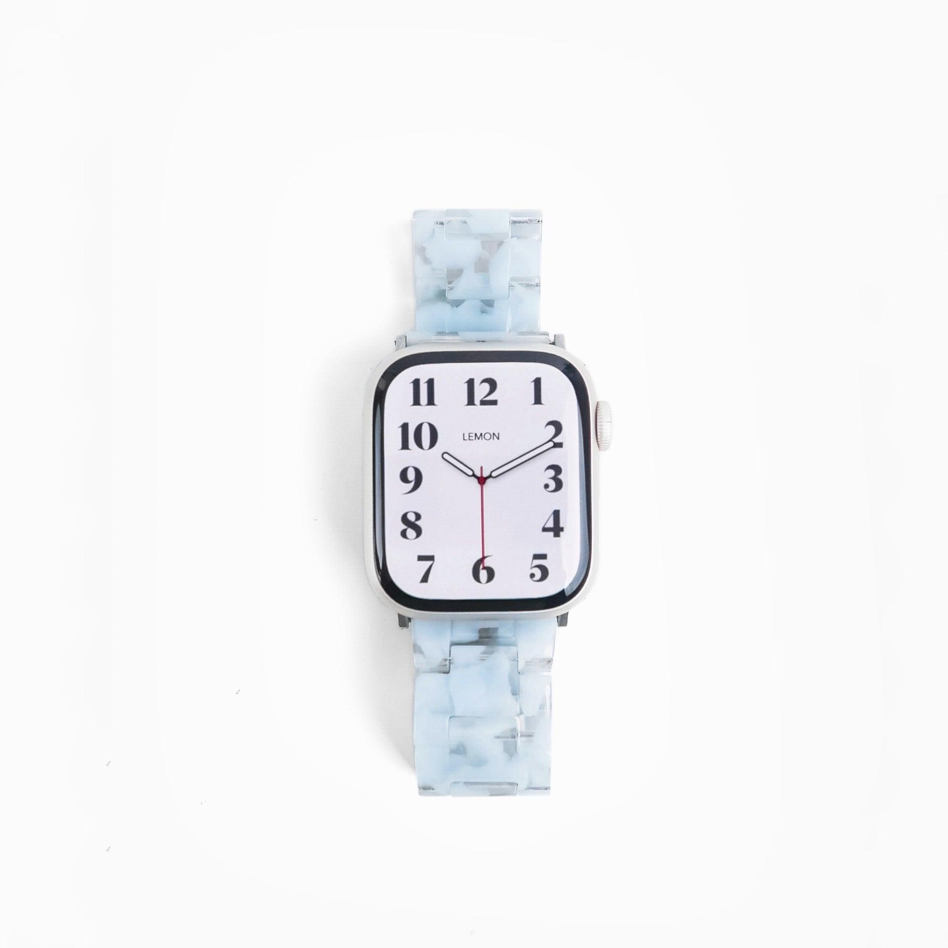 Polly Resin Apple Watch Band - Baby Blue