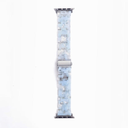 Polly Resin Apple Watch Band - Baby Blue