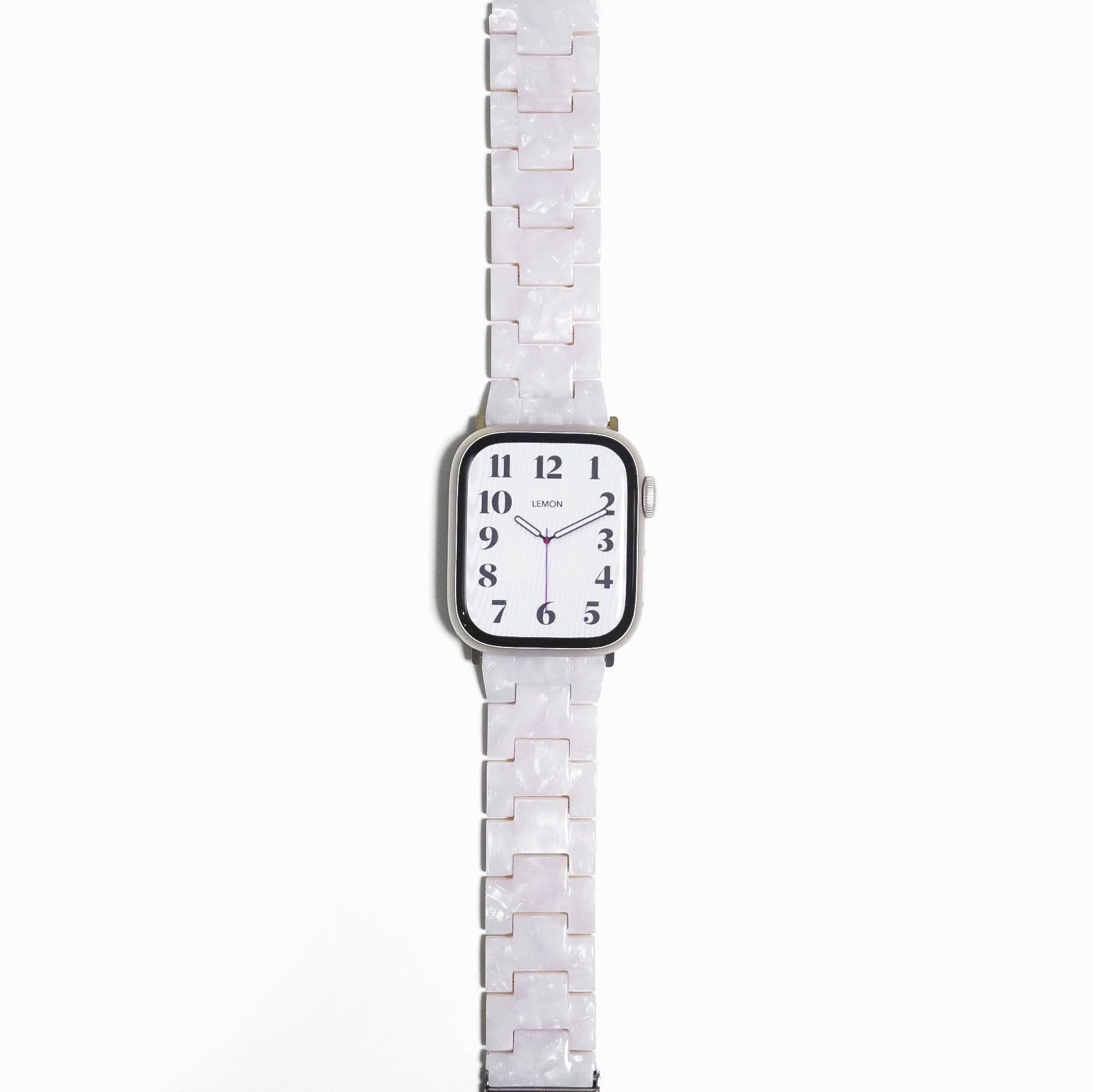 White Apple Watch Band Lemon Straps