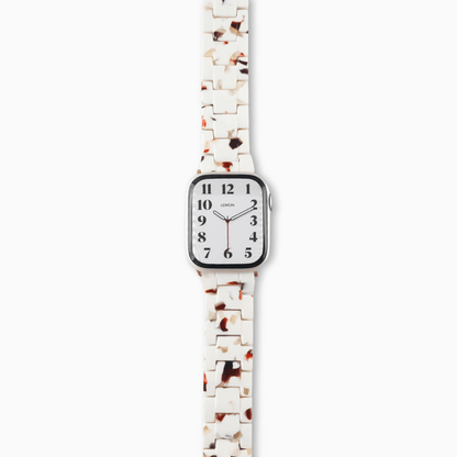 Polly Resin Apple Watch Band - Nougat