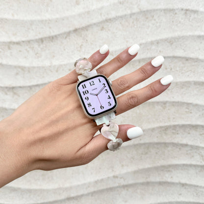 Resin Heart Chain Apple Watch Band - Starlight