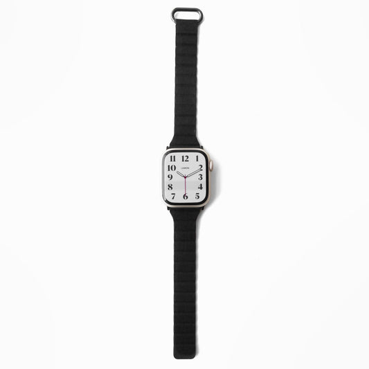 Slim Snap Loop Apple Watch Band - Black