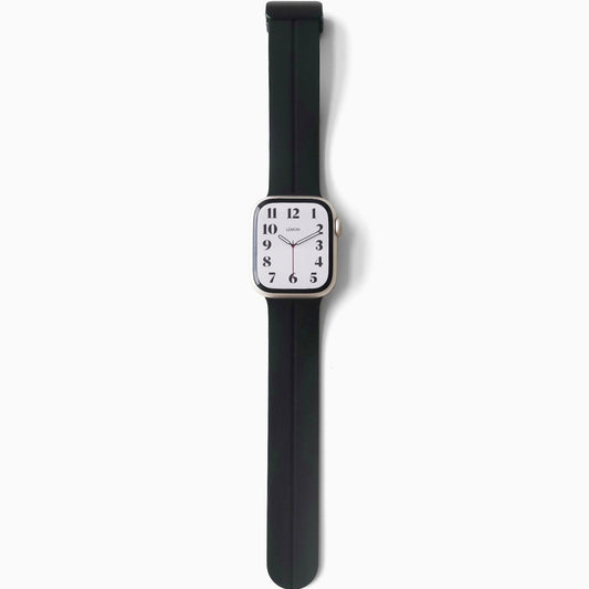 Snap Lock Line Apple Watch Band - Black