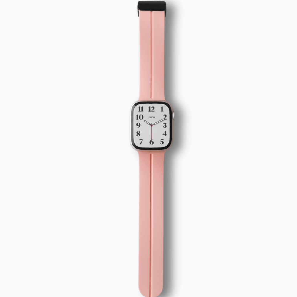 Snap Lock Line Apple Watch Band - Pink