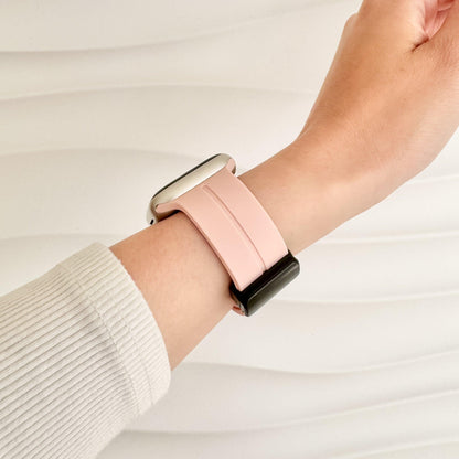 Snap Lock Line Apple Watch Band - Pink