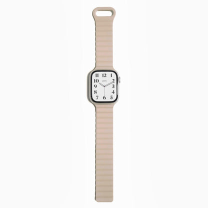 Snap Rubber Apple Watch Band - Milk Tea