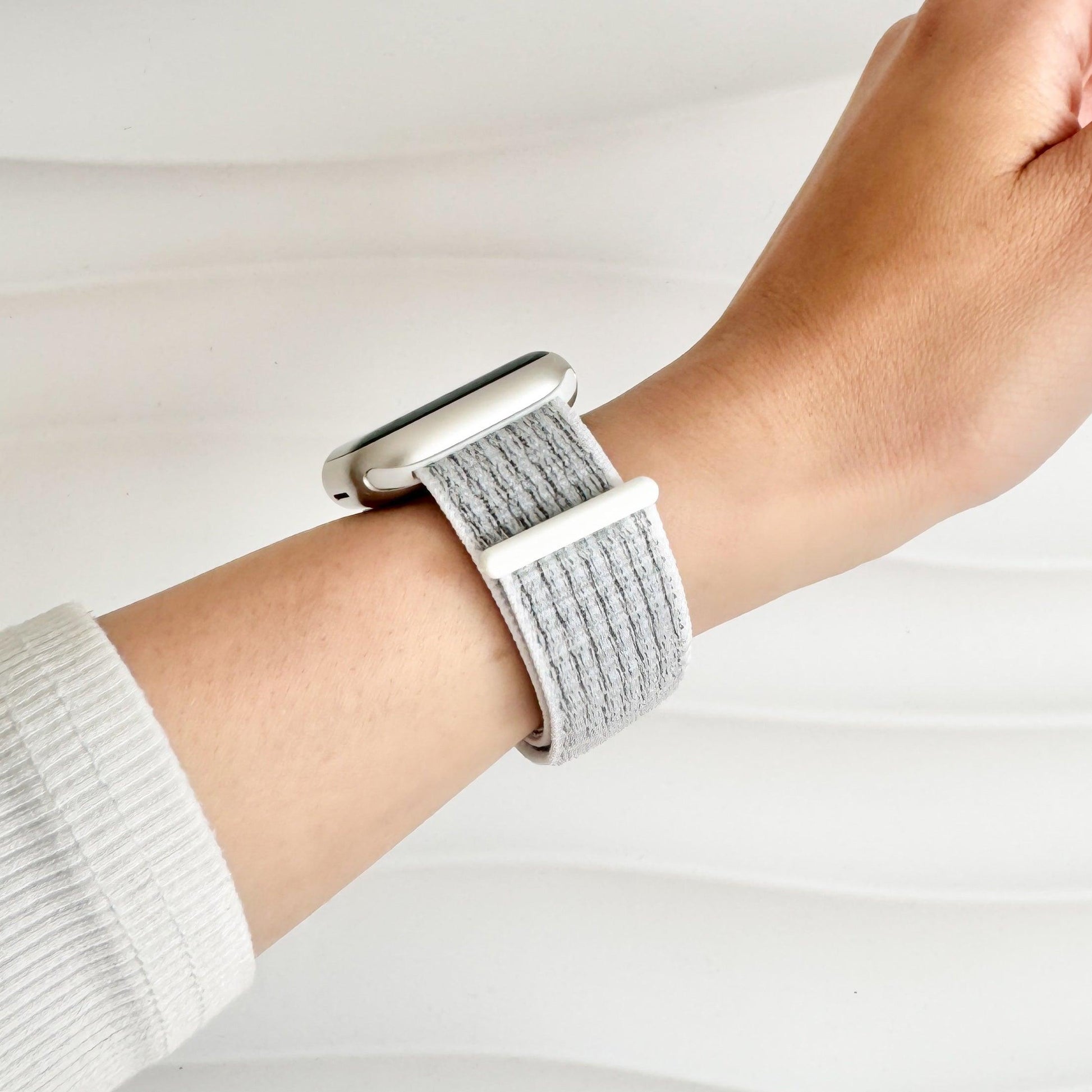 Soft Nylon Apple Watch Loop - Grey