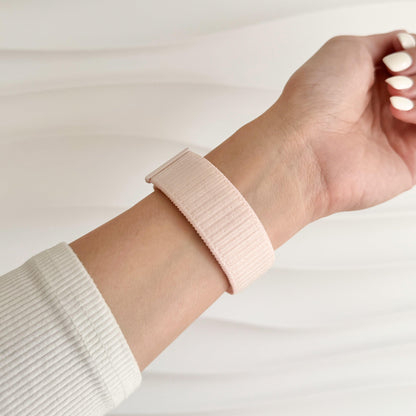 Soft Nylon Apple Watch Loop - Light Pink