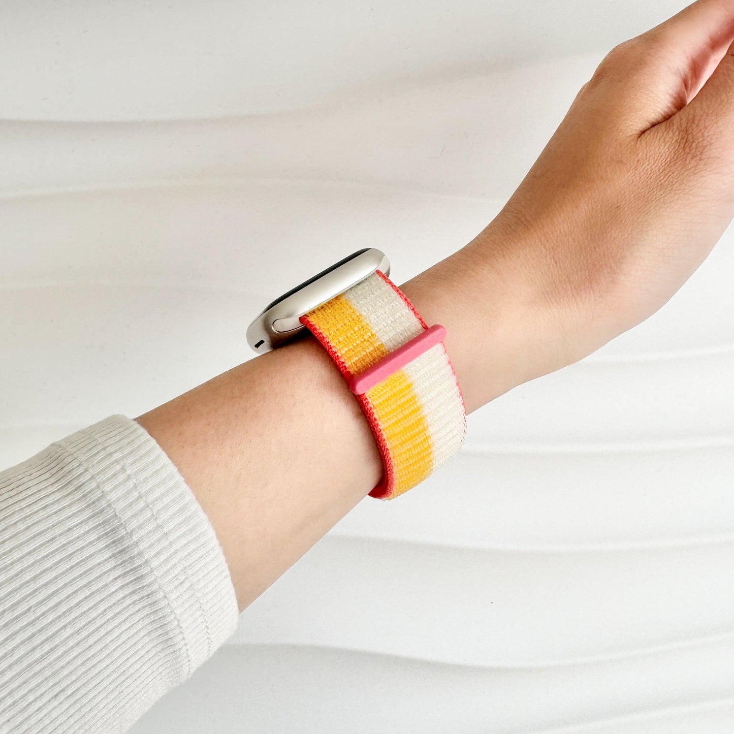 Soft Nylon Apple Watch Loop - Orange