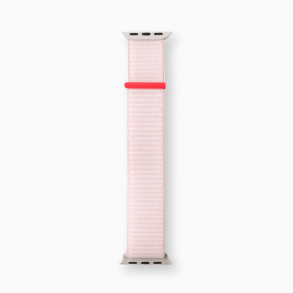 Soft Nylon Apple Watch Loop - Pink