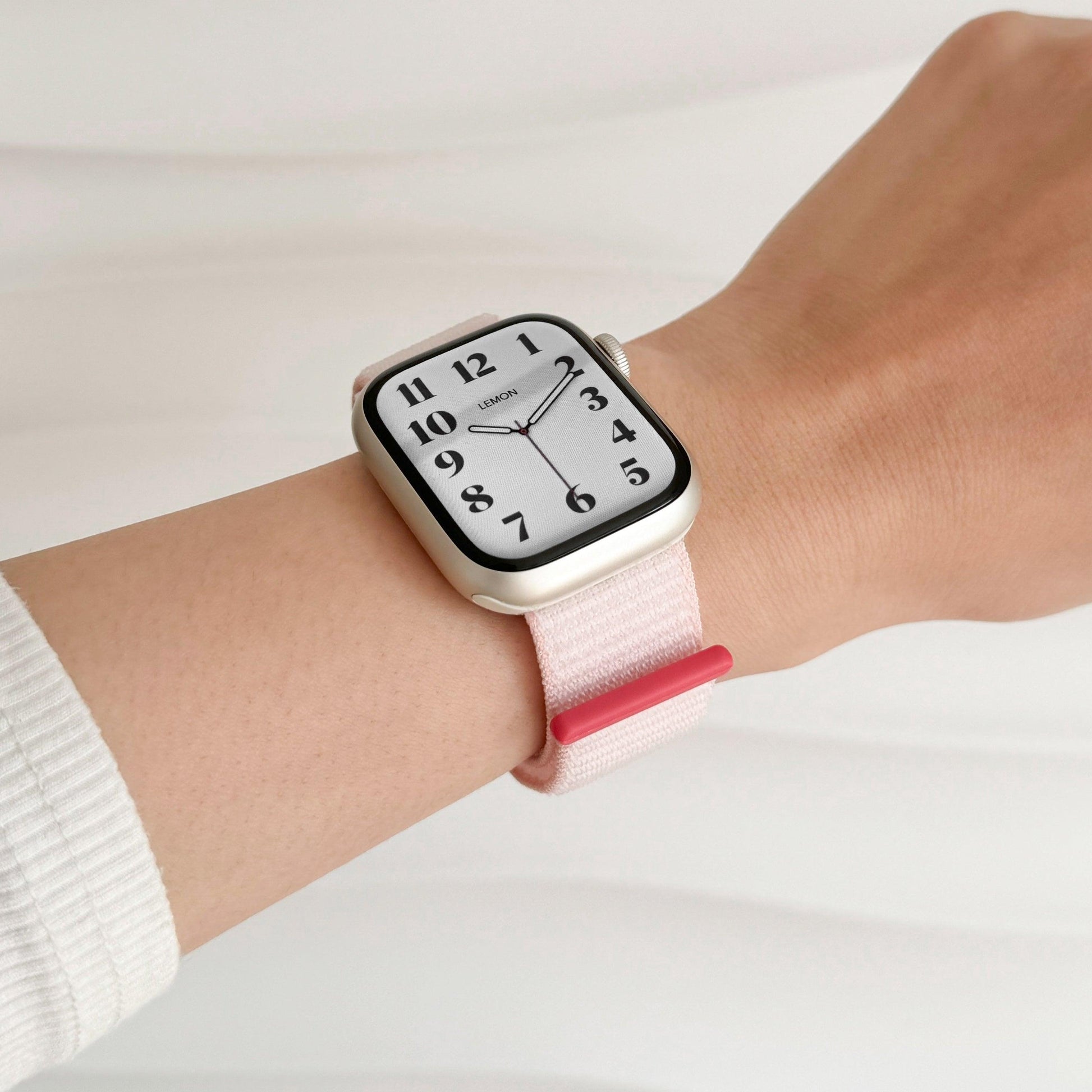 Soft Nylon Apple Watch Loop - Pink