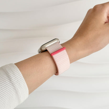 Soft Nylon Apple Watch Loop - Pink