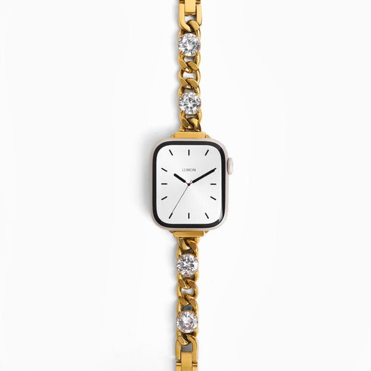 (St-Steel) Blossom Apple Watch Bracelet - Gold