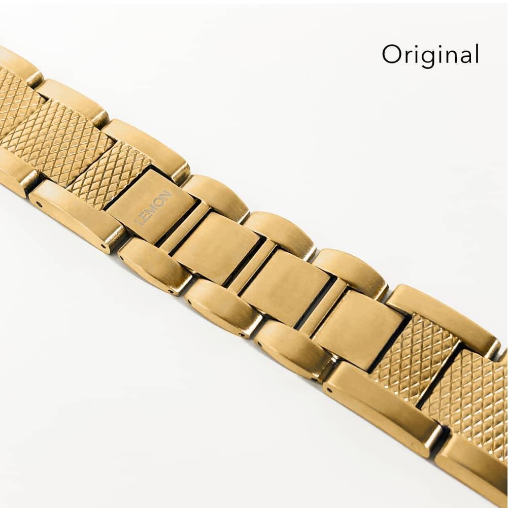 (St-Steel) Cape No.1 Apple Watch Band - 18k Gold Plated