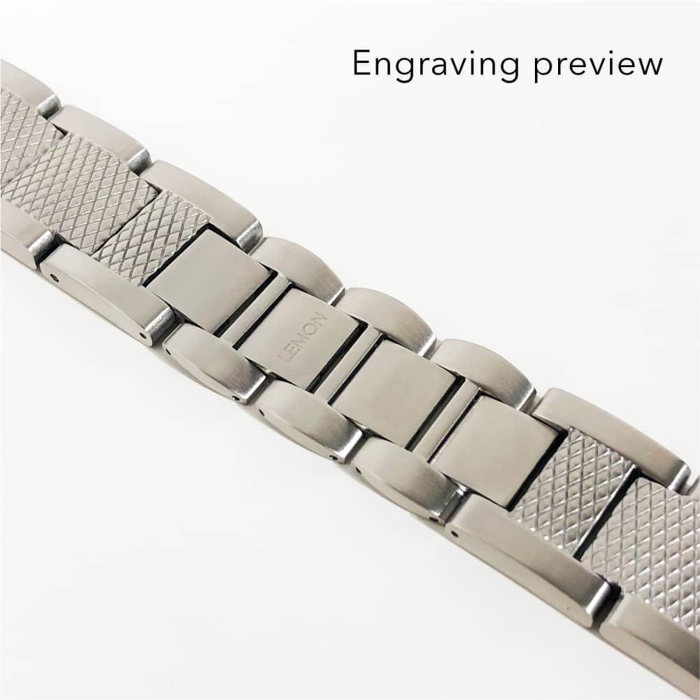 (St-Steel) Cape No.1 Apple Watch Band - Silver