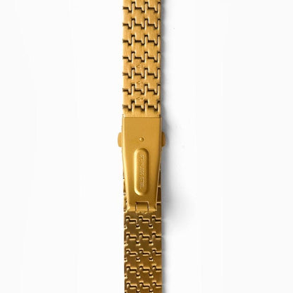 (St-Steel) Houndstooth Apple Watch Band - Gold