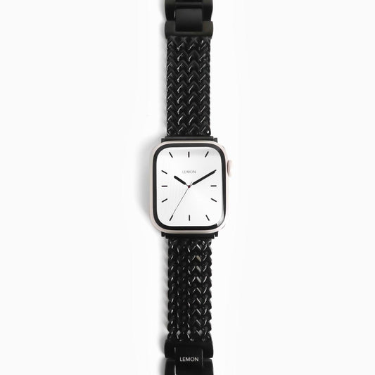 (St-Steel) Infinity Mesh Apple Watch Bracelet - Black