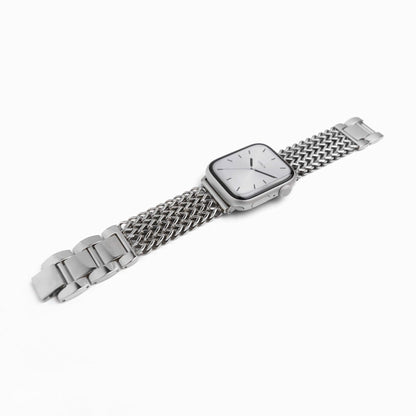 (St-Steel) Infinity Mesh Apple Watch Bracelet - Silver