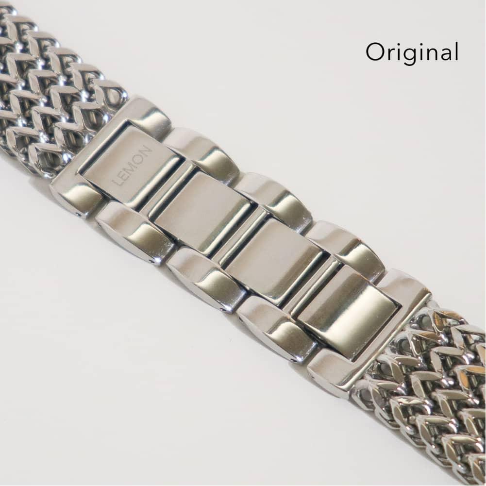 (St-Steel) Infinity Mesh Apple Watch Bracelet - Silver