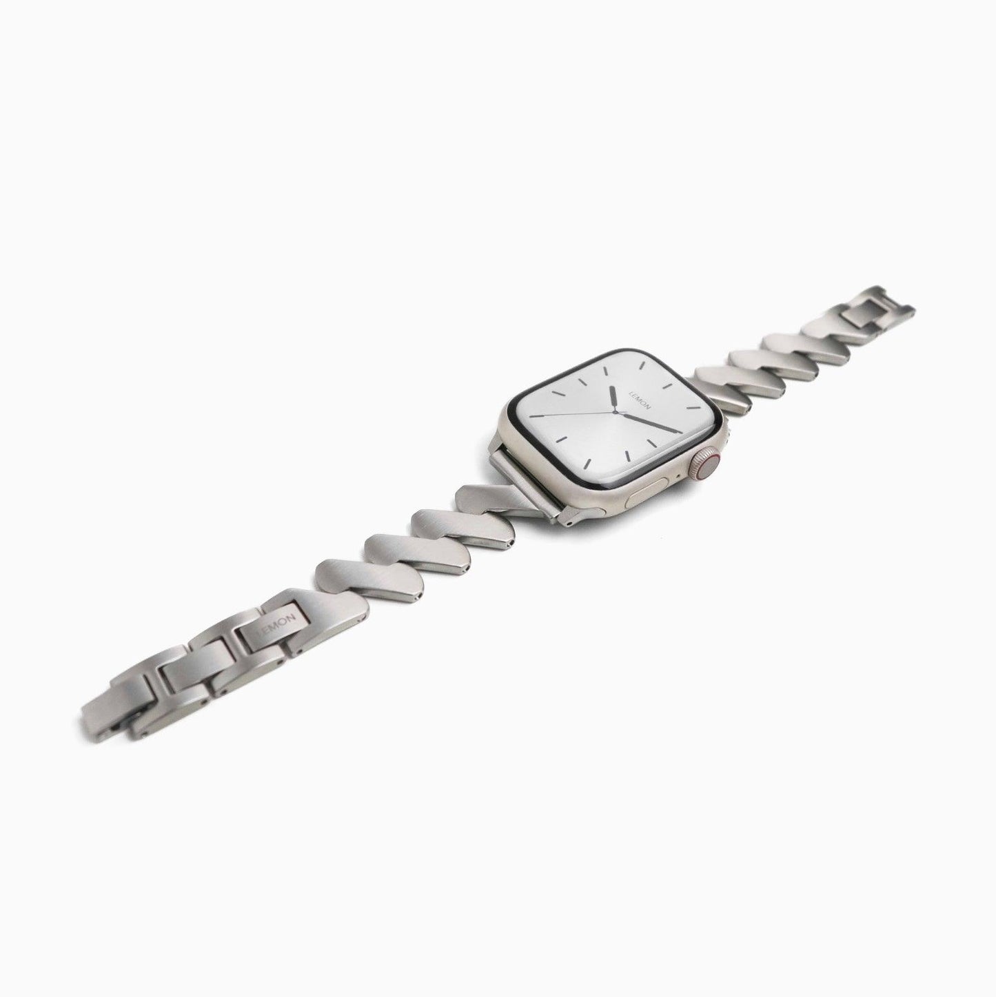 (St-Steel) Lightning Apple Watch Bracelet - Silver