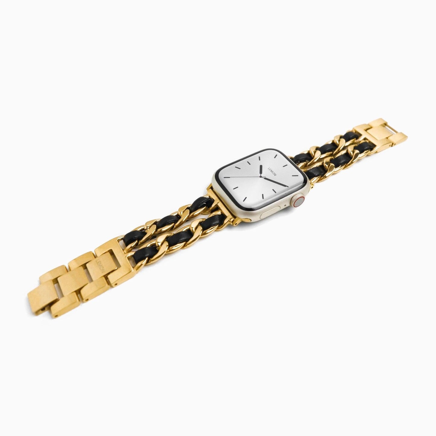 (St-Steel) Paris Night Apple Watch Bracelet - 18k Gold Plated