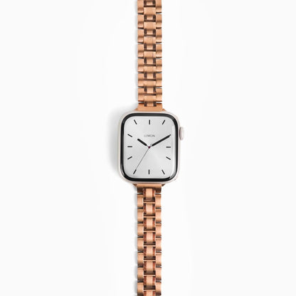 (St-Steel) Slim Jubilee Apple Watch Band - Rose Gold